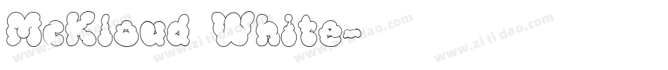 McKloud White字体转换